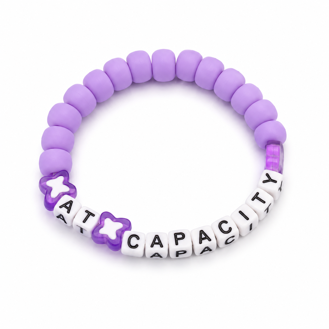 At Capacity Purple Bracelet