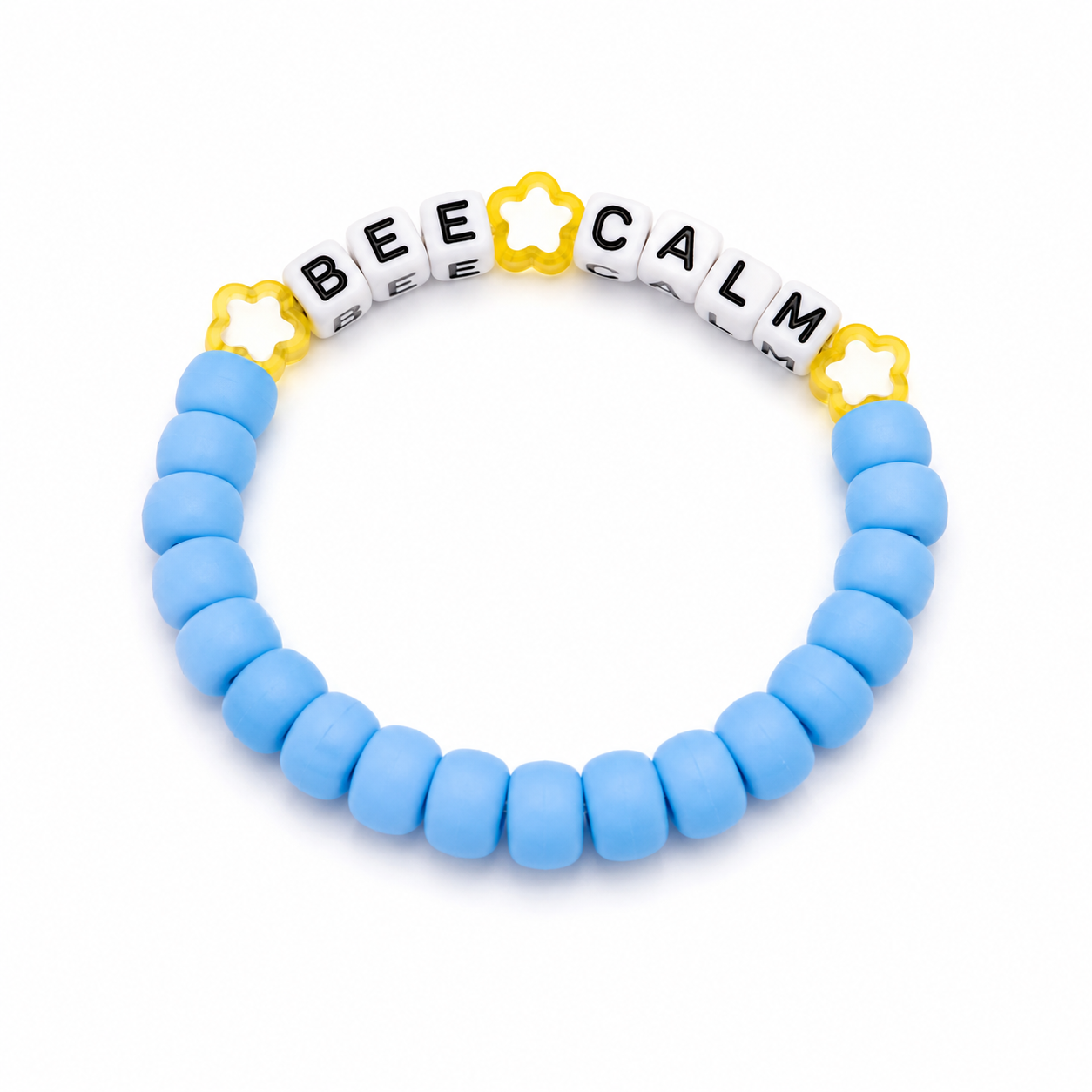 Bee 🐝 Calm Blue and Yellow Bracelet