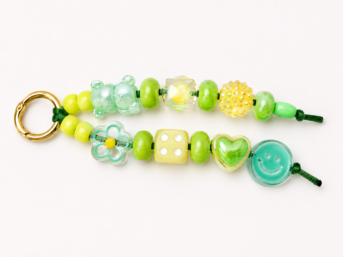 Beaded Key Chain "Meadows"
