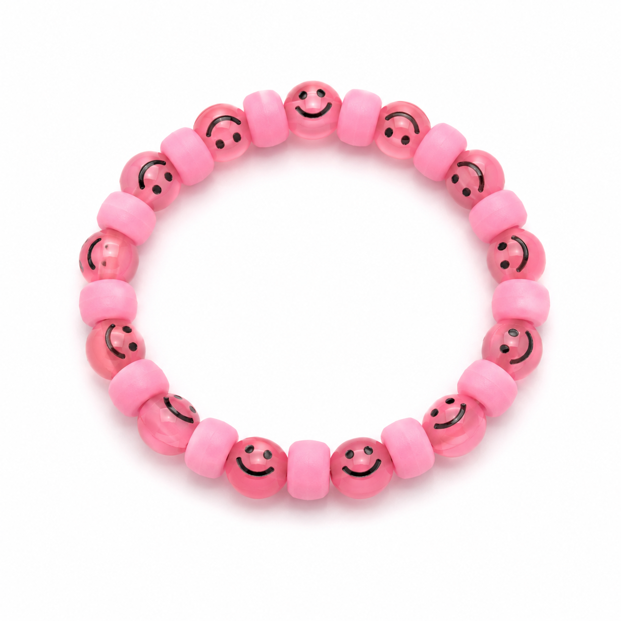 Pink Smiley Bracelet