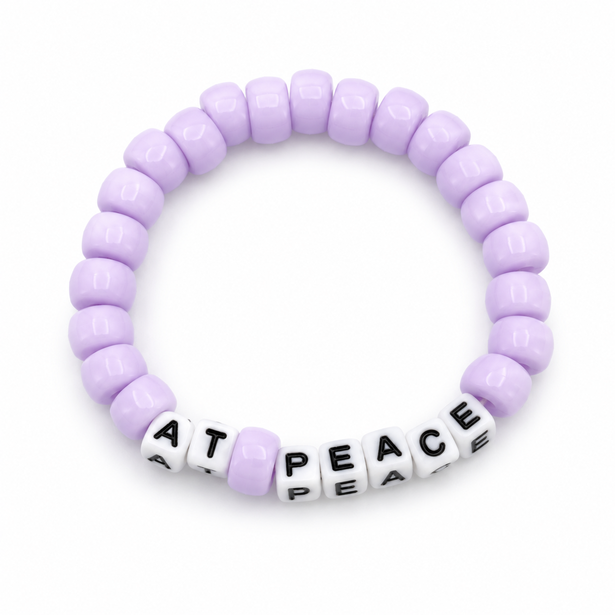 At Peace Purple Bracelet