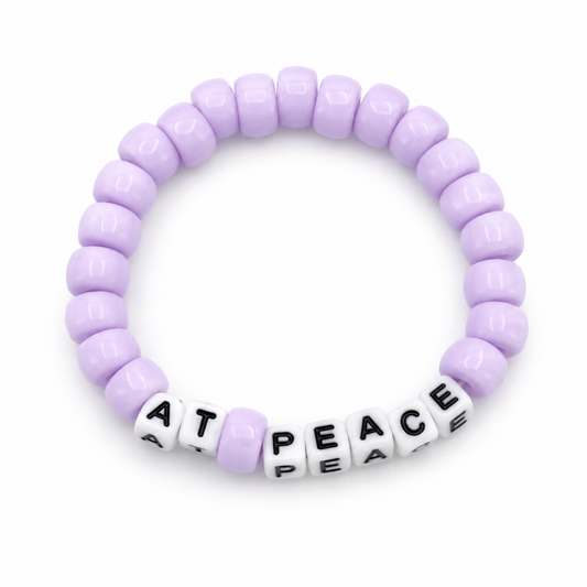 At Peace Purple Bracelet