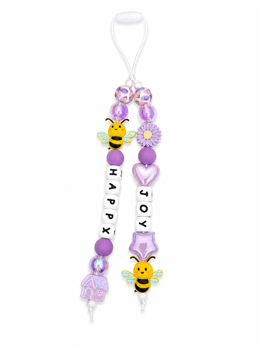 Happy Joy Rear View Mirror Dangle