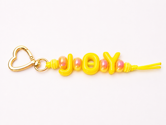Beaded Key Chain "Joy"