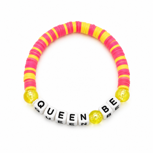 Queen Be Multi Pink & Yellow Bracelet