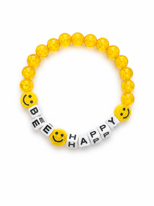Bee Happy Smiley Bracelet